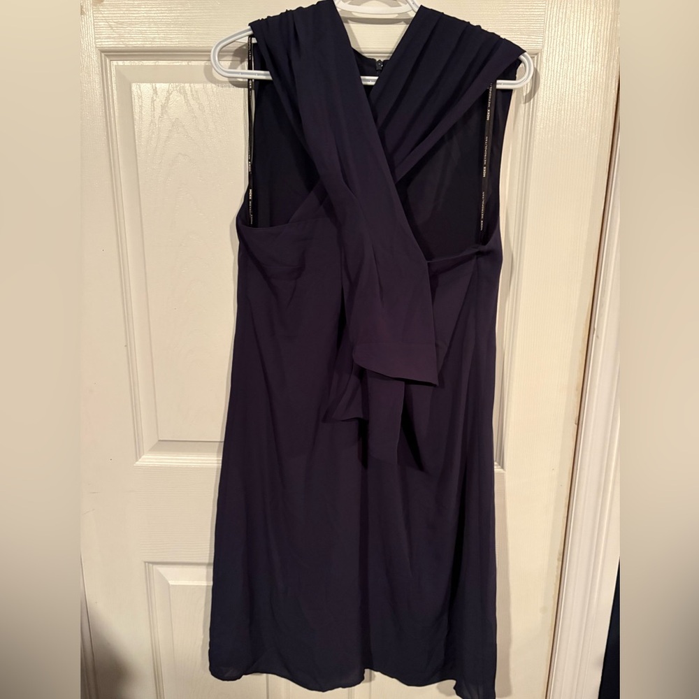 Crossover Top Black Women's Dress